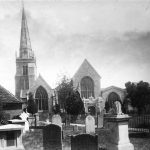 St Helen's Church and graveyard from west