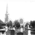 St Helen's Church and graveyard from west